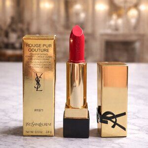 YSL Rouge Pur Couture R1971 Rouge Provocation Satin Lipstick NWB